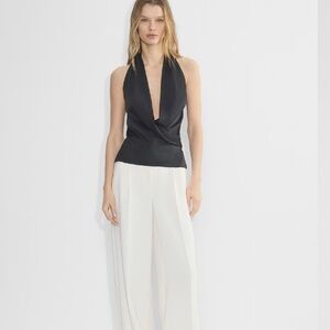Elegant Black and White Women's Jumpsuit